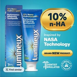 Lumineux 10% Nano Hydroxyapatite Performance Whitening Toothpaste Fluoride Free